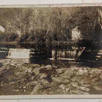 Dam behind Sanborn's shop