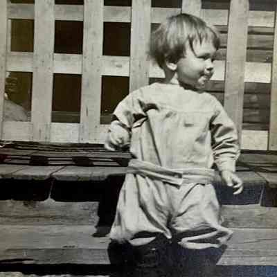 Toddler playing