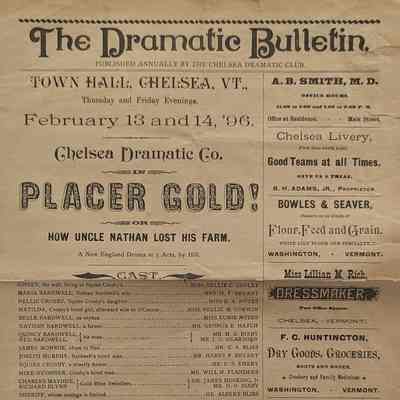 The Dramatic Bulletin Advertisement