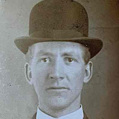 Man wearing a bowler hat