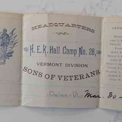 Sons of Veterans Officers and Staff