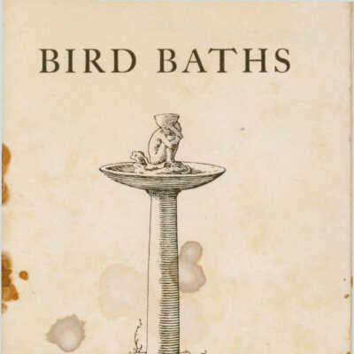 Bird Bath Catalog from Eric Ellis Soderholtz