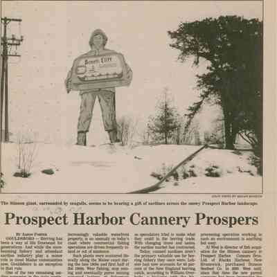 Prospect Harbor Cannery Prospers