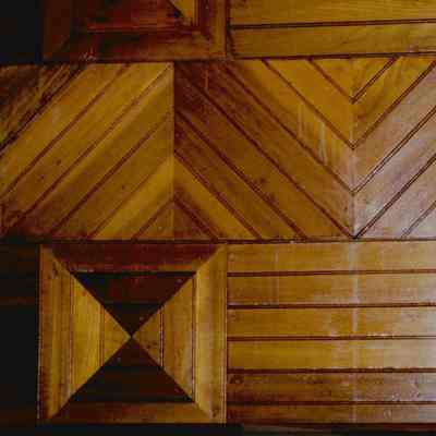 West Gouldsboro Union Church Interior Wood Ceiling Panels.