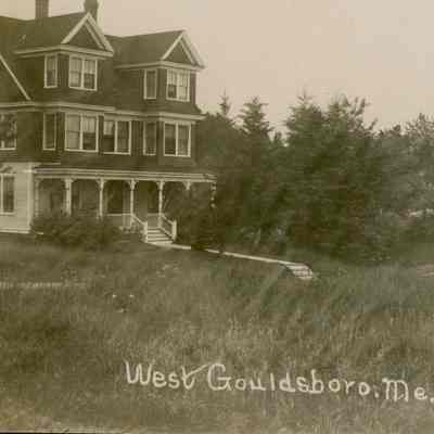 Frank P. Noyes home and store in West Gouldsboro, Me.