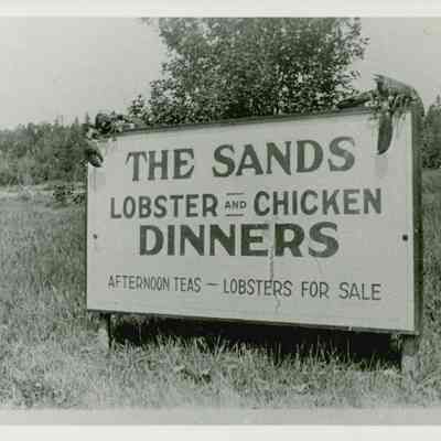 Billboard for the Sands, Prospect Harbor, ME.