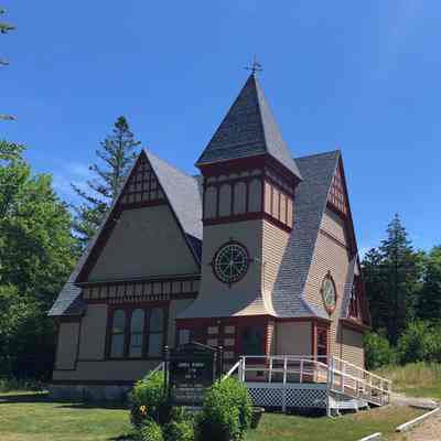 West Gouldsboro Union Church Restored Exterior 2022