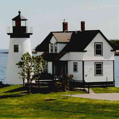 Prospect Harbor Lighthouse and Keepers Cottage