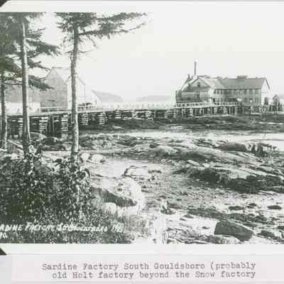 Sardine Factory in South Gouldsboro, Maine.