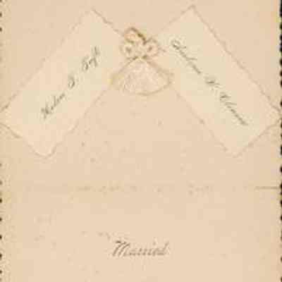Taft - Cleaves Wedding Announcement