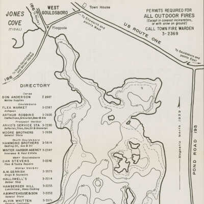 Hydrographic Map of Jones Pond