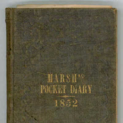 1852 Pendleton Diary