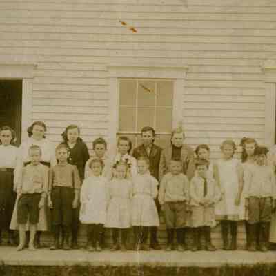 Birch Harbor Grammar School Students circa 1912.