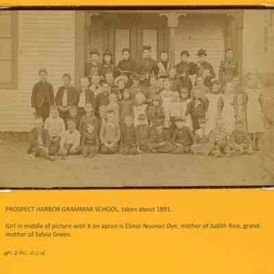 Prospect Harbor School Students circa 1891.