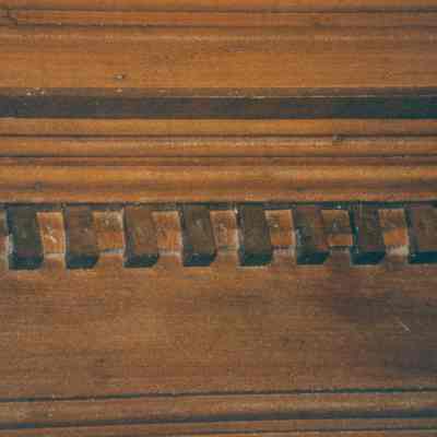 West Gouldsboro Union Church Interior Wood Trim.