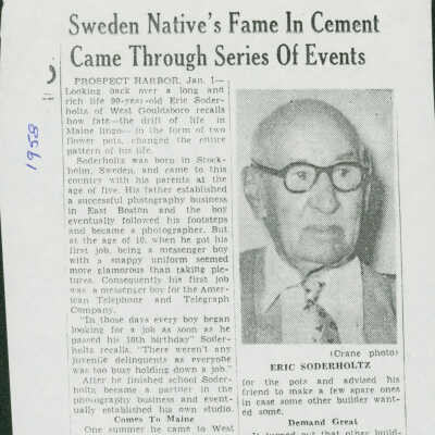 Sweden Native's Name in Cement Came Through a Series of Events