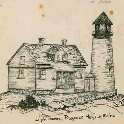 Prospect Harbor Lighthouse and Keeper's Cottage