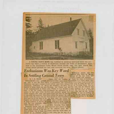 Enthusiasm was Key Word in Settling Coastal Town.