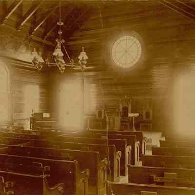 West Gouldsboro Union Church Interior.