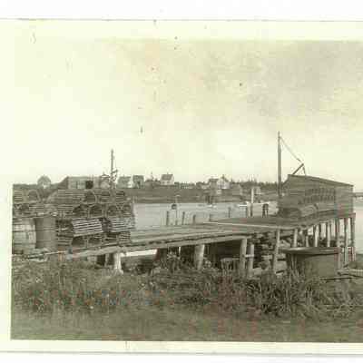 Wharf owned by Raymond Dunbar, Sr. in Corea, Maine