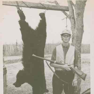 John Guyton with bear.