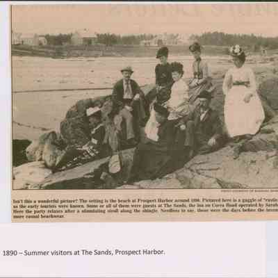 Rusticators on the Rocks near The Sands