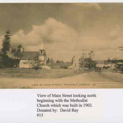 View of Main Street, Prospect Harbor, ME