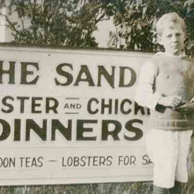 David Ray in front of The Sands sign.