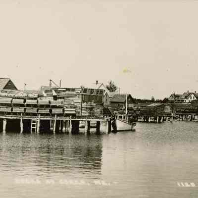 Docks at Corea, ME. 1125