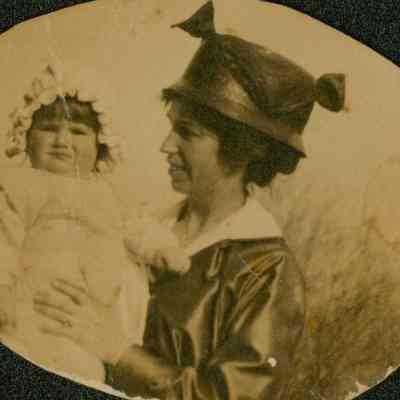 Woman and little girl.