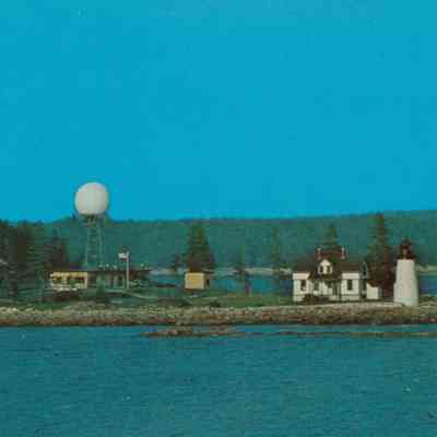 Prospect Harbor Lighthouse , Keeper's Cottage, and U. S. Naval Station