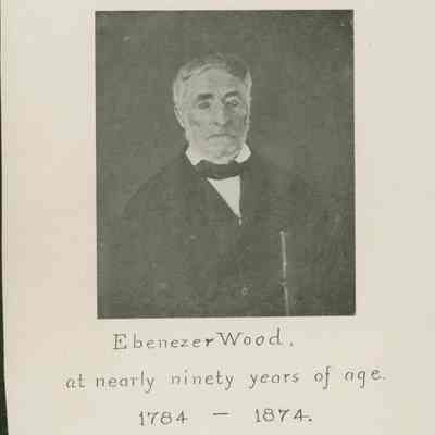 Ebenezer Wood at nearly 90 years of age