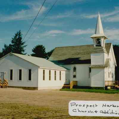 Prospect Harbor Methodist Church with Addition