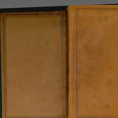 Leather-covered record book