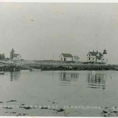 Lighthouse. Prospect Harbor, Maine. 9W.