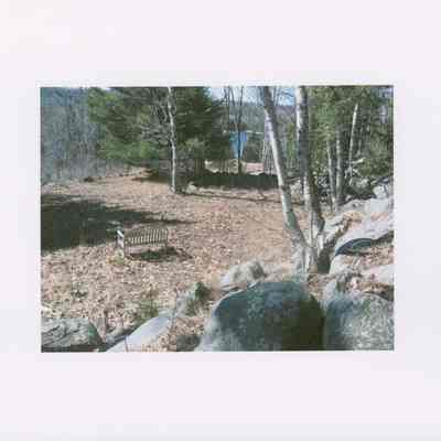 View of Garden toward Jones Cove. From photo collection of Hart Family private garden in West Gouldsboro, Maine.