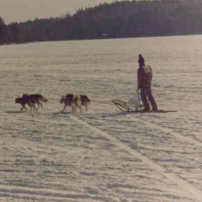 Sled Dog Races on Jones Pond