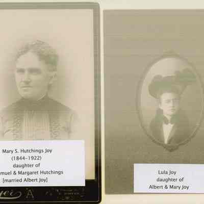 Mary Hutchings Joy and her daughter Lula Joy.