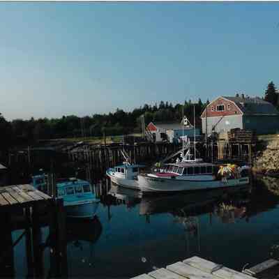 Lobster boats in Bunkers Harbor, Maine
