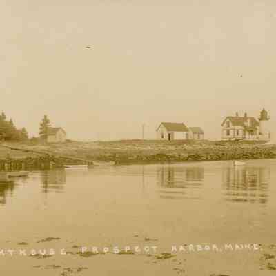 Prospect Harbor Lighthouse and Keepers Cottage