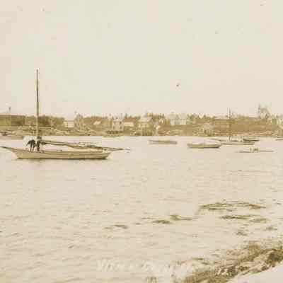 Boats in Corea, Maine harbor