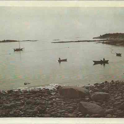 Fishing in Corea, Maine harbor
