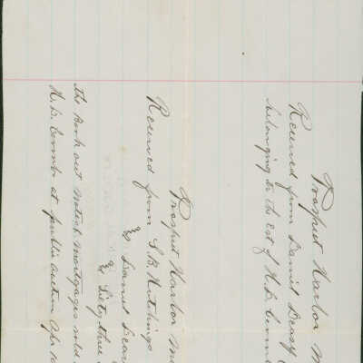 Receipts for Daniel Deasy.