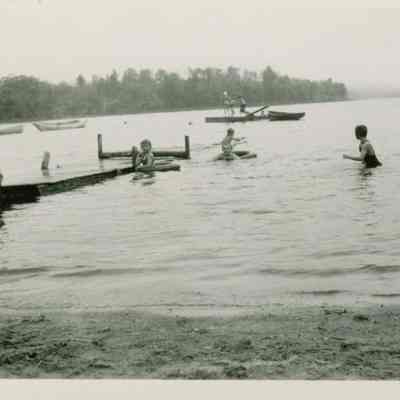 Swimmers in Jones Pond