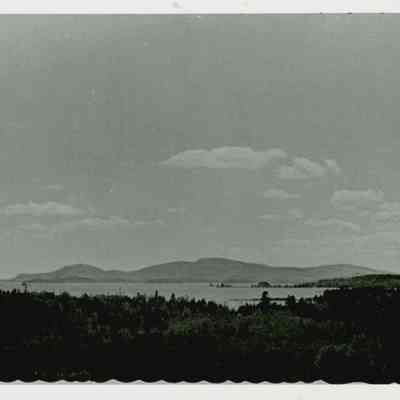 View of Cadillac Mountain from Young's Store