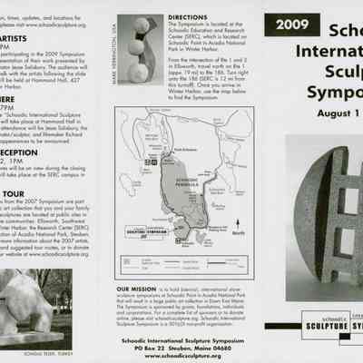 Brochure and Map for the 2009 Scenic Byway Symposium.