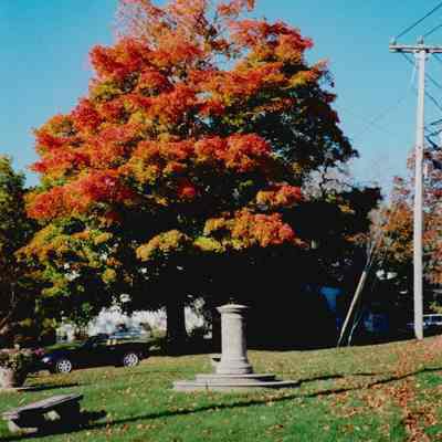 Soderholtz Sundial on the West Gouldsboro Village Green