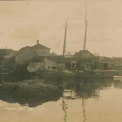 Wharf Scene. Corea, ME. 104.