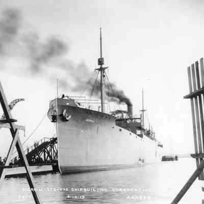 "Ashbee" at the Merrill-Stevens Corporation docks, 06/10/1919.