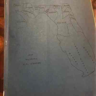 1830 Florida U.S. census index